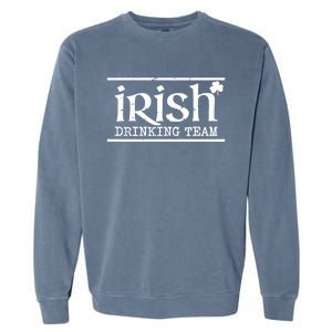 Irish Ing Team St Patrick's Day Party Logo Cool Gift Garment-Dyed Sweatshirt