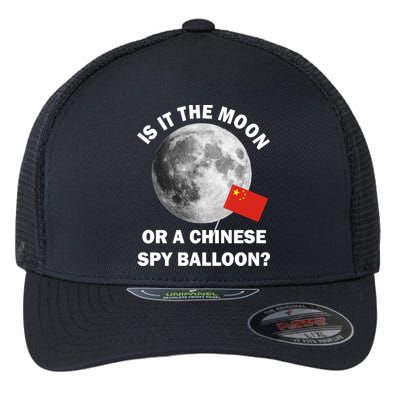 Is It The Moon Or A Chinese Spy Balloon Flexfit Unipanel Trucker Cap