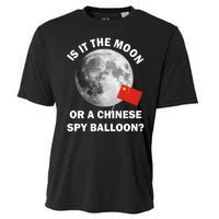 Is It The Moon Or A Chinese Spy Balloon Cooling Performance Crew T-Shirt