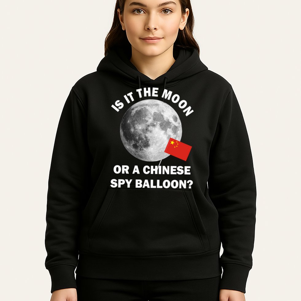 Is It The Moon Or A Chinese Spy Balloon Hoodie