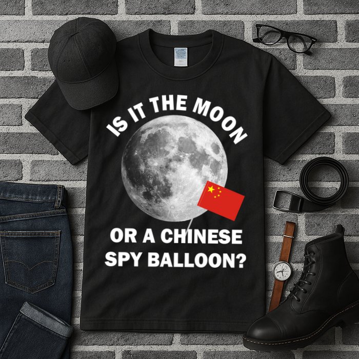 Is It The Moon Or A Chinese Spy Balloon Tall T-Shirt