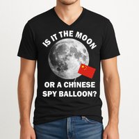 Is It The Moon Or A Chinese Spy Balloon V-Neck T-Shirt
