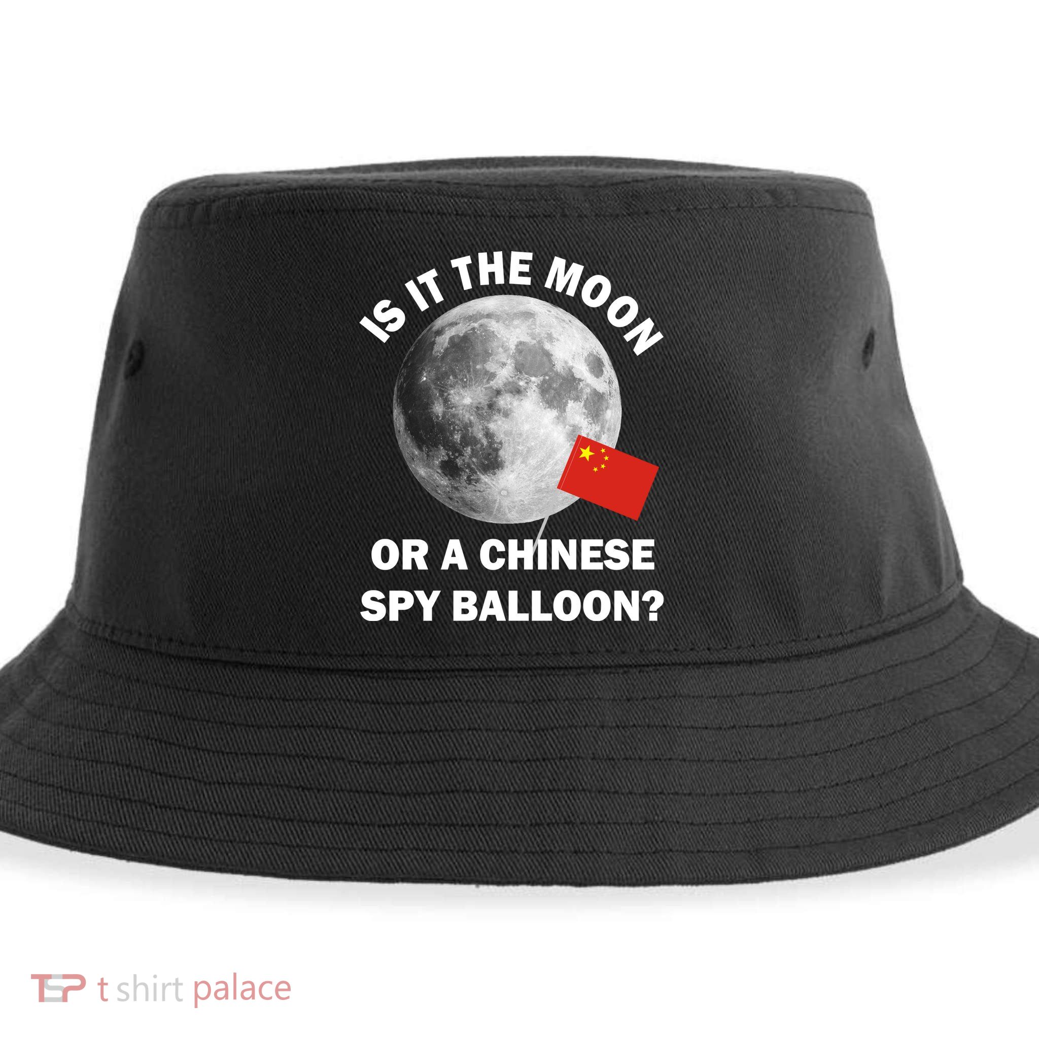Is It The Moon Or A Chinese Spy Balloon Sustainable Bucket Hat