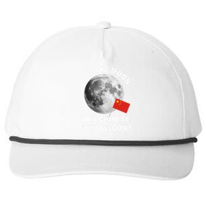 Is It The Moon Or A Chinese Spy Balloon Snapback Five-Panel Rope Hat