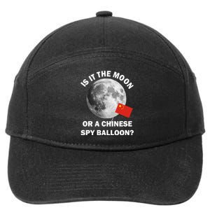 Is It The Moon Or A Chinese Spy Balloon 7-Panel Snapback Hat