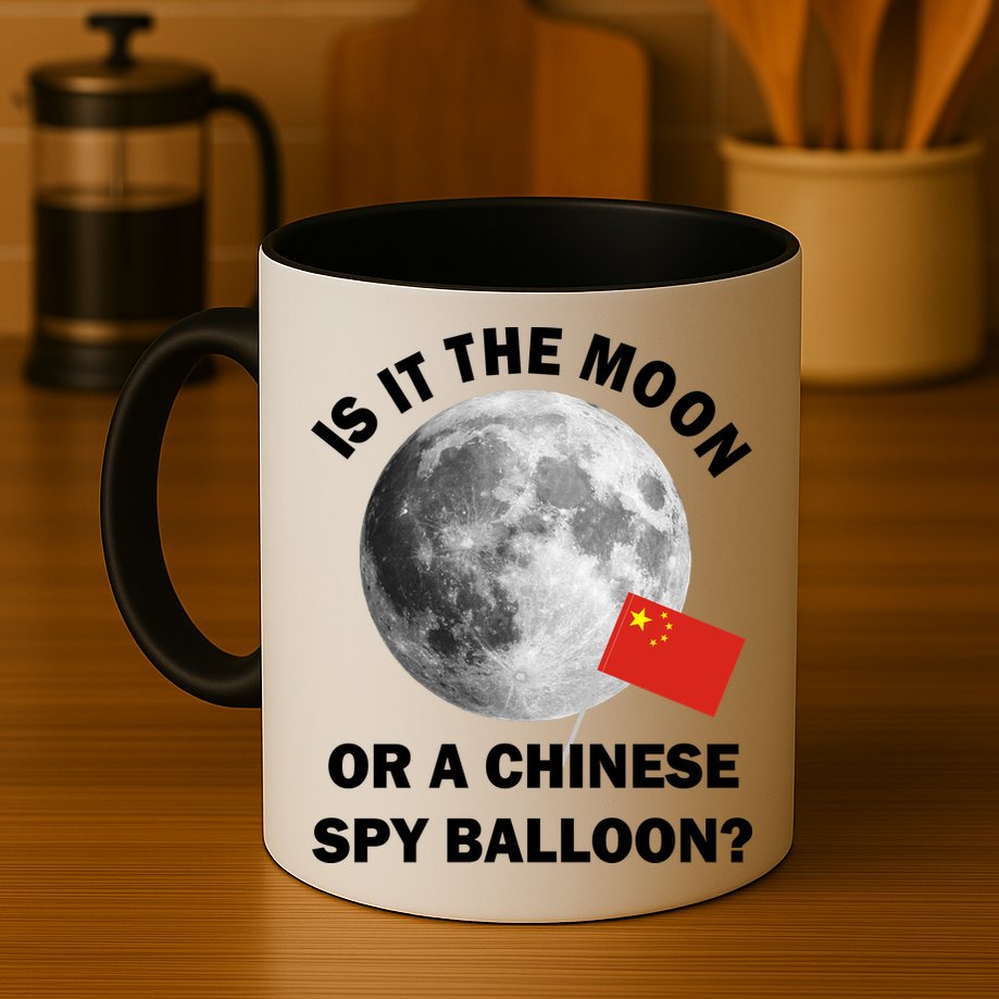 Is It The Moon Or A Chinese Spy Balloon Mug