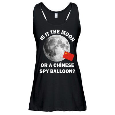 Is It The Moon Or A Chinese Spy Balloon Ladies Essential Flowy Tank