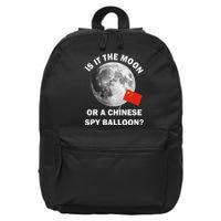 Is It The Moon Or A Chinese Spy Balloon 16 in Basic Backpack