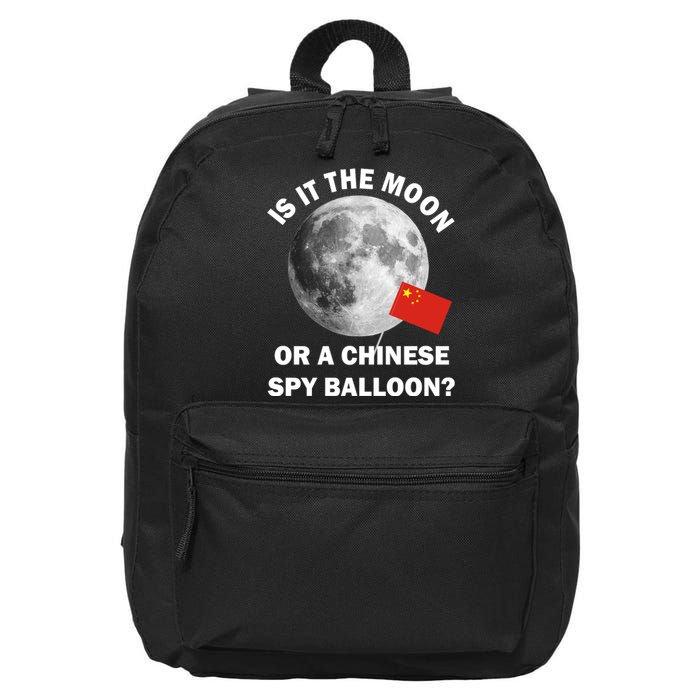 Is It The Moon Or A Chinese Spy Balloon 16 in Basic Backpack