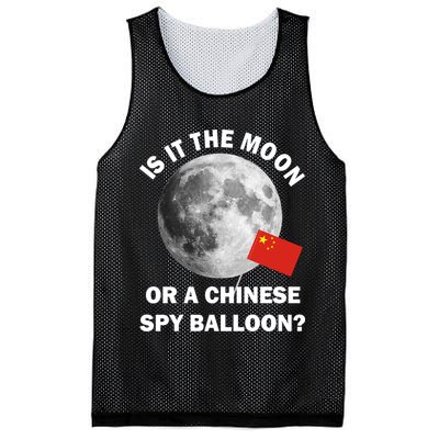 Is It The Moon Or A Chinese Spy Balloon Mesh Reversible Basketball Jersey Tank