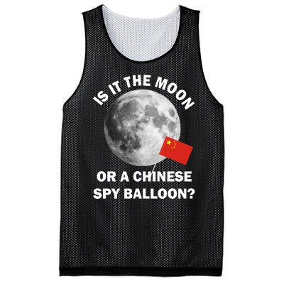 Is It The Moon Or A Chinese Spy Balloon Mesh Reversible Basketball Jersey Tank