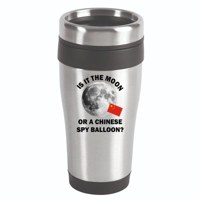 Is It The Moon Or A Chinese Spy Balloon 16oz Travel Tumbler