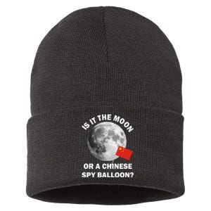 Is It The Moon Or A Chinese Spy Balloon Sustainable Knit Beanie