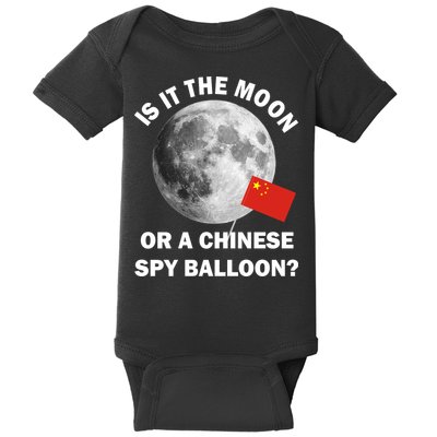 Is It The Moon Or A Chinese Spy Balloon Baby Bodysuit