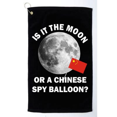 Is It The Moon Or A Chinese Spy Balloon Golf Towel