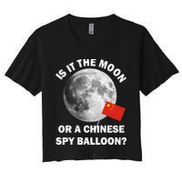 Is It The Moon Or A Chinese Spy Balloon Crop Top