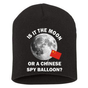 Is It The Moon Or A Chinese Spy Balloon Short Acrylic Beanie