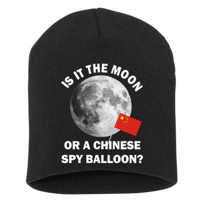 Is It The Moon Or A Chinese Spy Balloon Short Acrylic Beanie