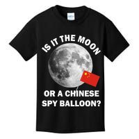 Is It The Moon Or A Chinese Spy Balloon Kids T-Shirt