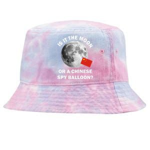 Is It The Moon Or A Chinese Spy Balloon Tie-Dyed Bucket Hat