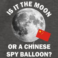 Is It The Moon Or A Chinese Spy Balloon Vector Backpack