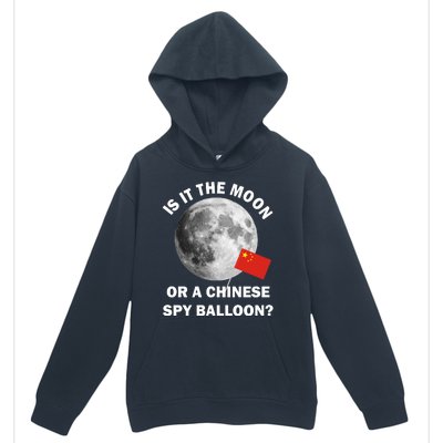 Is It The Moon Or A Chinese Spy Balloon Urban Pullover Hoodie