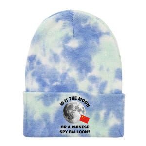 Is It The Moon Or A Chinese Spy Balloon Tie Dye 12in Knit Beanie