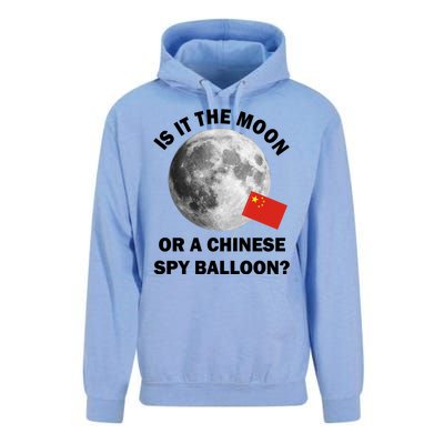 Is It The Moon Or A Chinese Spy Balloon Unisex Surf Hoodie