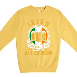 Irish Ing Team Supports Day Ing Ireland Gift Premium Crewneck Sweatshirt