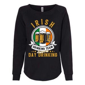 Irish Ing Team Supports Day Ing Ireland Gift Womens California Wash Sweatshirt