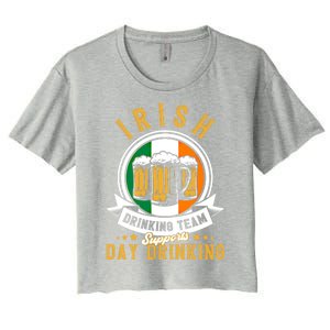 Irish Ing Team Supports Day Ing Ireland Gift Women's Crop Top Tee