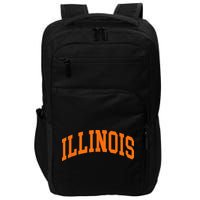 Illinois IL Throwback Design Classic Impact Tech Backpack