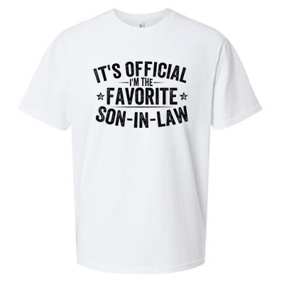 Its Im The Favorite Son In Law Vintage Sueded Cloud Jersey T-Shirt