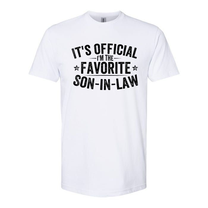 Its Im The Favorite Son In Law Vintage Softstyle CVC T-Shirt