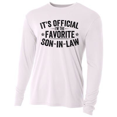 Its Im The Favorite Son In Law Vintage Cooling Performance Long Sleeve Crew