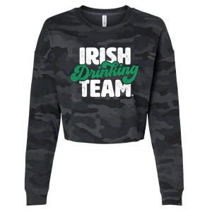 Irish Ing Team Funny Gift Cropped Pullover Crew