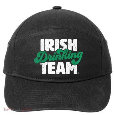 Irish Ing Team Funny Gift 7-Panel Snapback Hat