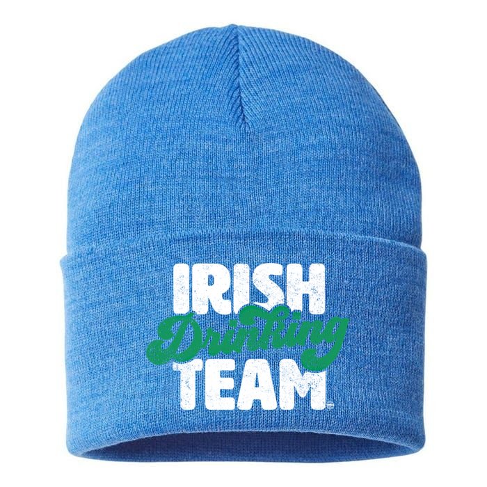 Irish Ing Team Funny Gift Sustainable Knit Beanie