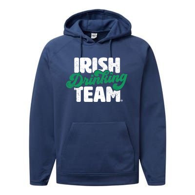 Irish Ing Team Funny Gift Performance Fleece Hoodie