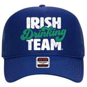 Irish Ing Team Funny Gift High Crown Mesh Back Trucker Hat