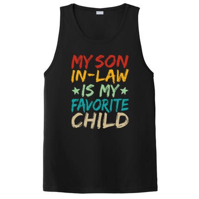 It's I'm The Favorite Son In Law Funny Family Humor PosiCharge Competitor Tank