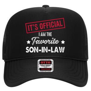 Its Im The Favorite Son In Law High Crown Mesh Back Trucker Hat