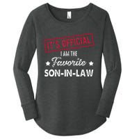 Its Im The Favorite Son In Law Women's Perfect Tri Tunic Long Sleeve Shirt