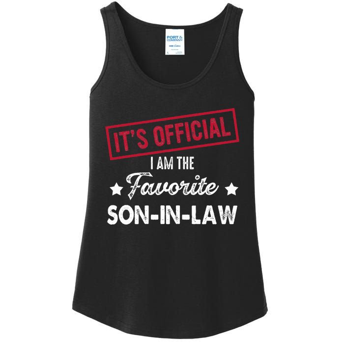 Its Im The Favorite Son In Law Ladies Essential Tank