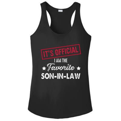 Its Im The Favorite Son In Law Ladies PosiCharge Competitor Racerback Tank