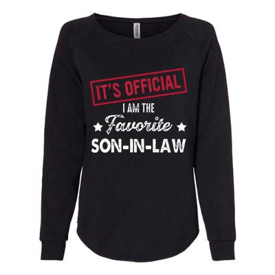 Its Im The Favorite Son In Law Womens California Wash Sweatshirt