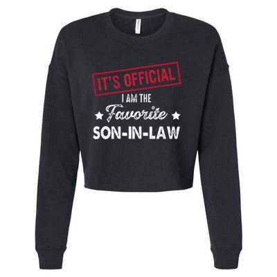 Its Im The Favorite Son In Law Cropped Pullover Crew