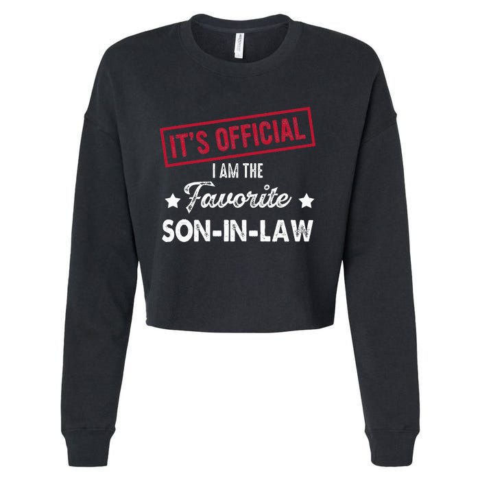 Its Im The Favorite Son In Law Cropped Pullover Crew