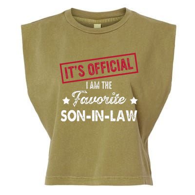 Its Im The Favorite Son In Law Garment-Dyed Women's Muscle Tee