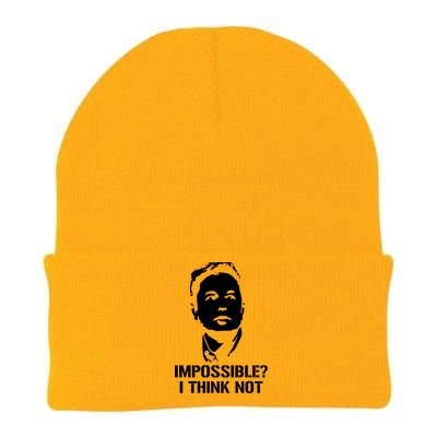 Impossible I Think Not Elon Musk Knit Cap Winter Beanie